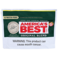 America's Best Chew Original Blend Loose Leaf Chewing Tobacco - 3 Ounce