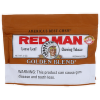 Red Man Golden Blend Loose Leaf Chewing Tobacco - 3 Ounce