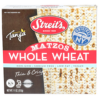 Streit's Whole Wheat Thin & Crisp Matzos - 11 Ounce