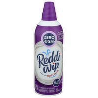 Reddi Wip Zero Sugar Dairy Whipped Topping With Real Cream - 6.5 Ounce