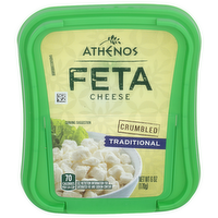 Athenos Feta Cheese Crumbled Traditional - 6 Ounce