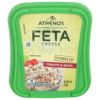 Athenos Feta Cheese Tomato & Basil Crumbled - 6 Ounce