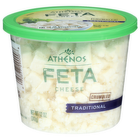 Athenos Feta Cheese Traditional Crumbled - 12 Ounce