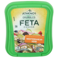 Athenos Feta Cheese Mediterranean Herb Crumbled - 6 Ounce