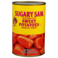 Sugary Sam Yams In Syrup Golden Cut Sweet Potatoes - 40 Ounce