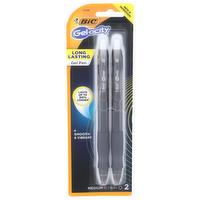 Bic Gel-Ocity Medium Gel Pen - 2 Count