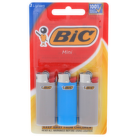 Bic Mini Lighters - 3 Count