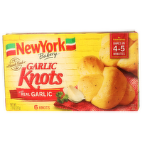 New York Bakery Garlic Knots - 1.217 Ounce - 6 Count