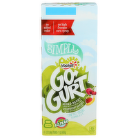Yoplait Go Gurt Mixed Berry Strawberry Banana Low Fat Yogurt - 2 Ounce - 8 Count
