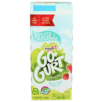 Go Gurt Strawberry Yoplait - 2 Ounce - 8 Count