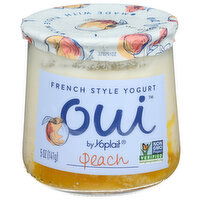 Yoplait Yogurt Oui French Peach - 5 Ounce