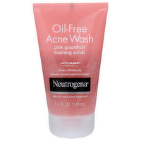 Neutrogena Pink Grapefruit Foaming Scrub Acne Wash - 4.2 Fluid Ounce