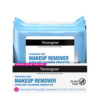 Neutrogena Makeup Remover Cleansing Towelettes, Fragrance Free - 50 Count