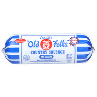 Purnell's Medium Old Folks Country Sausage - 16 Ounce