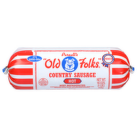 PURNELL'S OLD FOLKS Hot Country Sausage - 16 Ounce