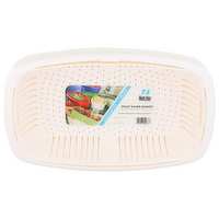 Hutzler Fruit Saver Basket With Strainer & Translucent Cover - 1 Each