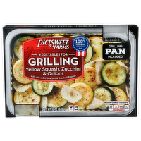 Pictsweet Farms Yellow Squash, Zucchini & Onions Vegetables For Grilling - 12 Ounce