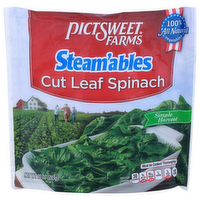 Pictsweet Farms Steam'ables Farm Cut Leaf Spinach - 10 Ounce