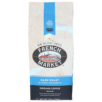 French Market Dark Roast Ground Coffee - 12 Ounce