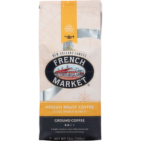 French Market Coffee Medium Roast Bag Jazz Brunch Blend - 12 Ounce