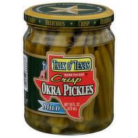 Talk O' Texas Mild Crisp Okra Pickles - 16 Fluid Ounce