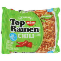 Nissin Top Ramen Chili Flavor Noodle Soup - 3 Ounce