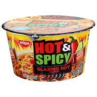 Nissin Hot & Spicy Blazing Ramen Noodle Soup & Spicy - 3.26 Ounce
