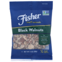Fisher Black Walnuts - 2 Ounce