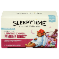 Sensible Portions Sleepytime Echinacea Immune Boost Herbal Supplement Tea Complete Care - 0.065 Ounce - 20 Count