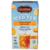 Celestial Seasonings Citrus Sunrise Cold Brew Iced Tea Bags - 0.067 Ounce - 18 Count