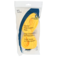 Helping Hand Twisted Polypropylene Rope - 50 Linear foot