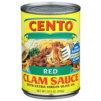 Cento With Extra Virgin Olive Oil Red Clam Sauce - 10.5 Ounce