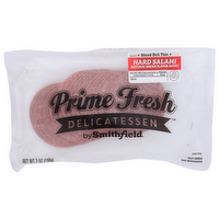 Prime Fresh Delicatessen By Smithfield Sliced Deli Thin Hard Salami - 7 Ounce