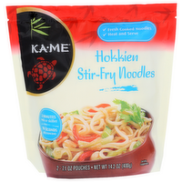 KA-ME Stir-Fry Hokkin Noodles - 7.1 Ounce - 2 Count