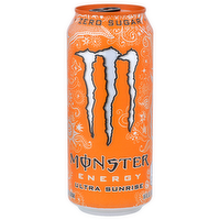 Monster Energy Ultra Sunrise Drink - 16 Fluid Ounce