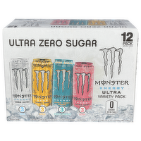 Monster Ultra Variety Pack Energy Drink - 16 Fluid Ounce - 12 Count