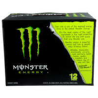Monster Energy Drink - 16 Fluid Ounce - 12 Count