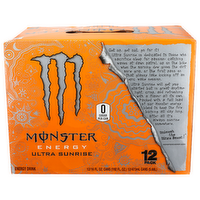 Monster Ultra Sunrise Energy Drink - 16 Fluid Ounce - 12 Count