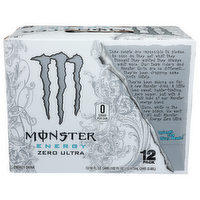 Monster Energy Zero Ultra Drink - 16 Fluid Ounce - 12 Count