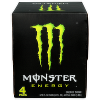 Monster Energy Drink - 16 Fluid Ounce - 4 Count