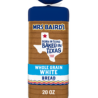 Mrs Baird's Whole Grain White Bread - 20 Ounce