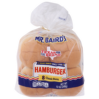 Mrs Baird's Hamburger - 1.5 Ounce - 8 Count