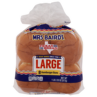 Mrs Baird's Large Hamburger Buns - 2.281 Ounce - 8 Count