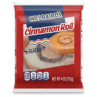 Mrs Baird's Individual Glazed! Cinnamon Roll, Sugar Pastries, Pouch - 4 Ounce