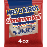 Mrs Baird's Individual Glazed! Cinnamon Roll, Sugar Pastries, Pouch - 4 Ounce