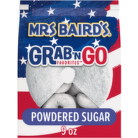 Mrs Baird's Powdered Sugar Mini Donuts - 9 Fluid Ounce