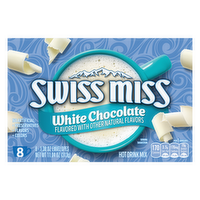 Swiss Miss White Chocolate Flavored Hot Drink Mix, Packets - 11.04 Ounce