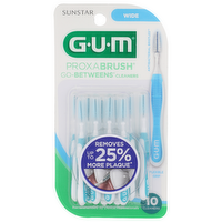 GUM Wide Proxabrush Go-Betweens Cleaners - 10 Count