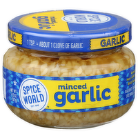 Spice World Minced Garlic - 4.5 Ounce