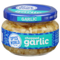 Spice World Chopped Garlic - 4.5 Ounce